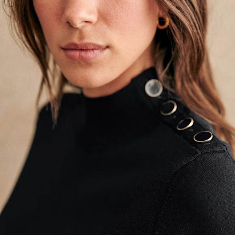 Sezane Jacob Jumper Black XS - Picture 7 of 7